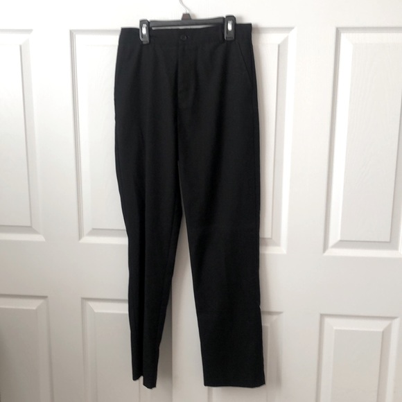 Boys Slim Johnnie Lene black dress pants size 18. 32” inseam only used once - Picture 1 of 4
